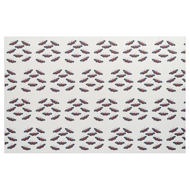 Schmetterlinge Stoff (Fat Quarter (45,7 x 55,9 cm))
