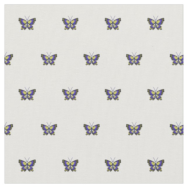 Schmetterlinge Stoff (Nahaufnahme)