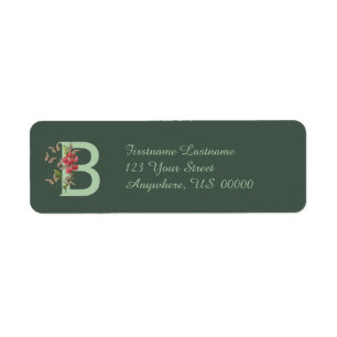 Schmetterlinge Süße Erbse Monogramm Anfangsbuchsta