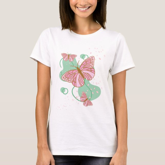 Schmetterlinge T-Shirt (Vorderseite)
