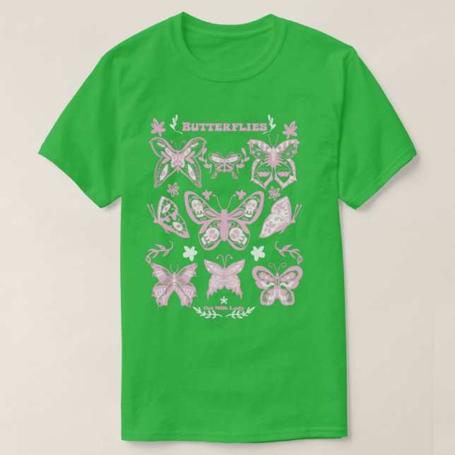 Schmetterlinge T-Shirt (Design vorne)