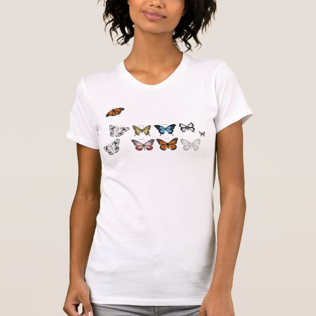 Schmetterlinge T-Shirt (Vorderseite)