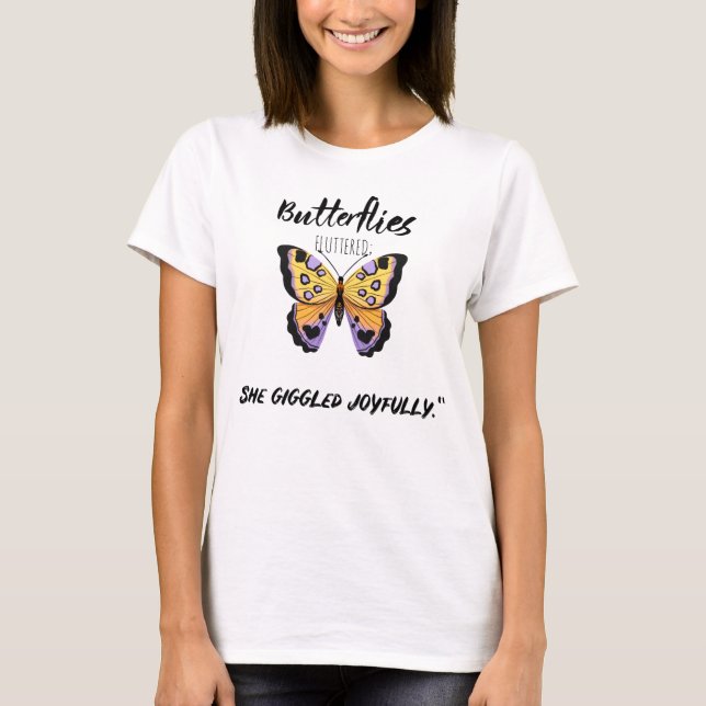 Schmetterlinge T-Shirt (Vorderseite)