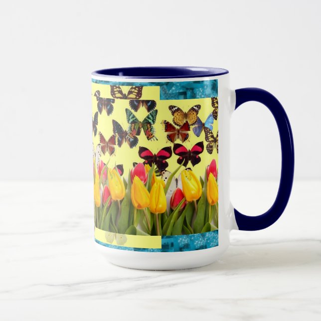 Schmetterlinge Tasse (Rechts)