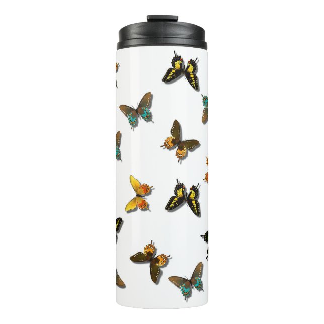 Schmetterlinge Thermosbecher (Vorderseite)