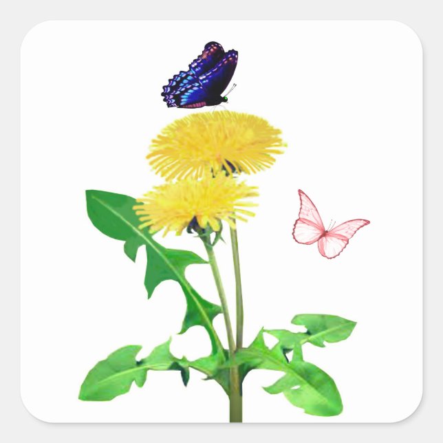 Schmetterlinge Umschlag Aufkleber Aufkleber (Vorderseite)