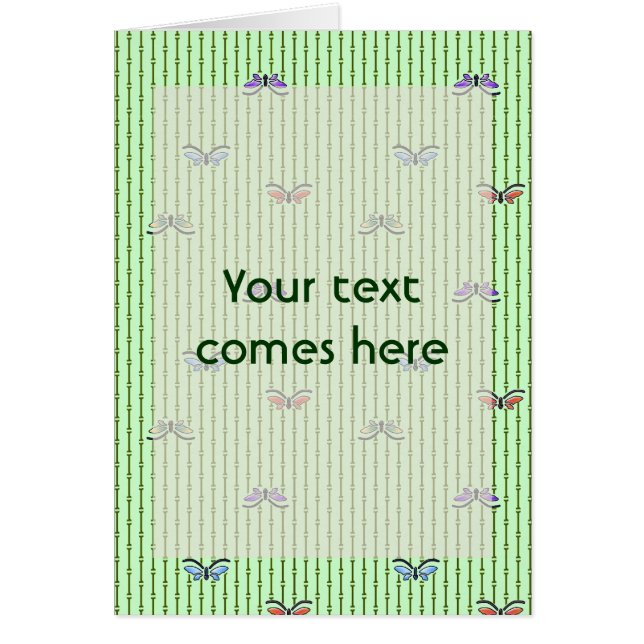 Schmetterlinge und Bambusvorhang (Vorne)