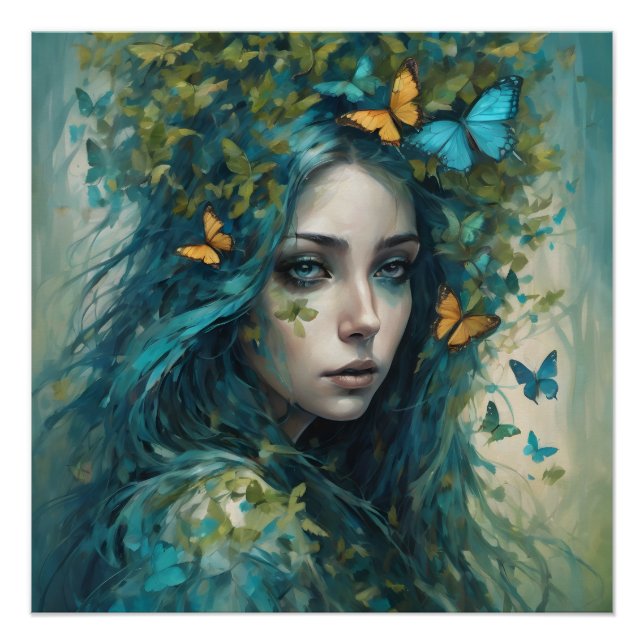 Schmetterlinge und Blues Reihe 3 Poster (Vorderseite)