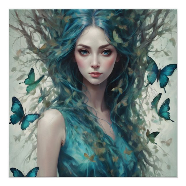 Schmetterlinge und Blues Reihe 4 Poster (Vorderseite)