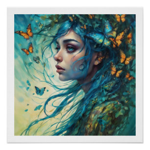 Schmetterlinge und Blues Serie 7 Poster