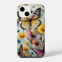 Schmetterlinge und Blume