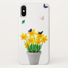 Schmetterlinge und Blume iPhone X Fall Case-Mate iPhone Hülle