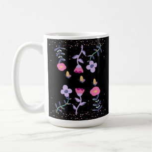 Schmetterlinge und Blume Kaffeetasse