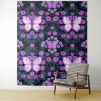 Schmetterlinge und Blume Symmetrie, Violett und Bl