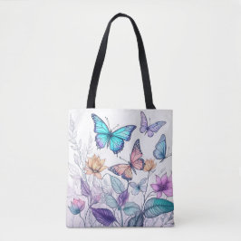 Schmetterlinge und Blumen