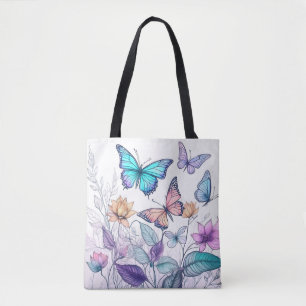 Schmetterlinge und Blumen