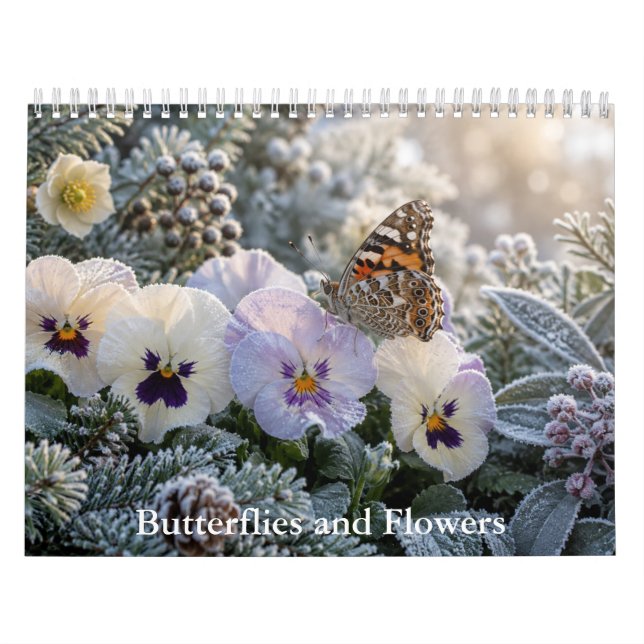 Schmetterlinge und Blumen Kalender  (Titelbild)