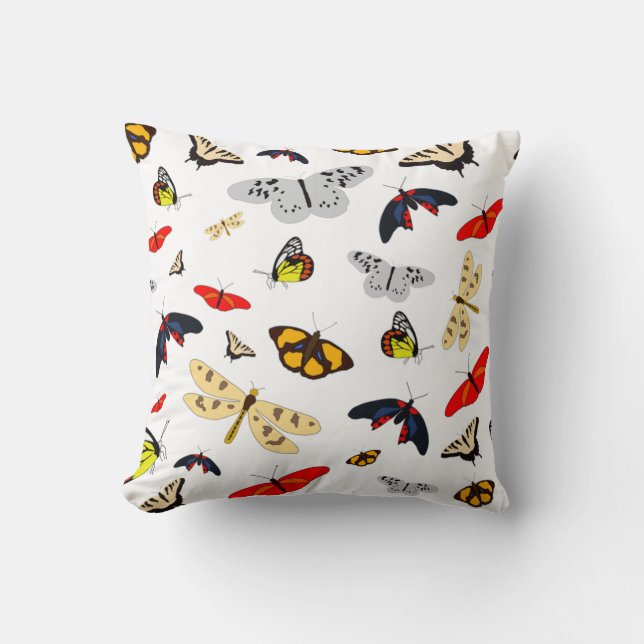 Schmetterlinge und Libellen  Kissen (Vorderseite)