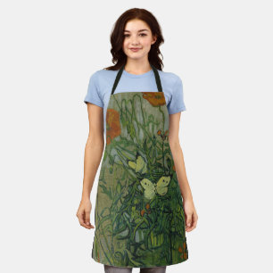 Schmetterlinge und Mohn von Vincent van Gogh Schürze