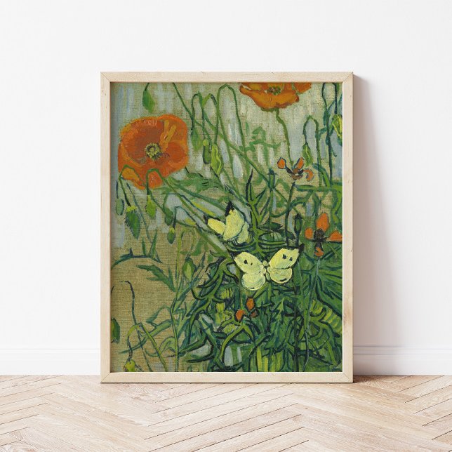 Schmetterlinge und Pfeffer | Vincent van Gogh Poster (Von Creator hochgeladen)