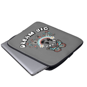 Schmetterlinge und Pilze Träumen Große positive In Laptopschutzhülle