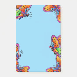 Schmetterlinge und Schmetterlinge Post-it Klebezettel