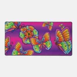 Schmetterlinge und Schmetterlinge Schreibtischunterlage