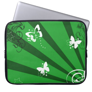 Schmetterlinge und Sterne 2 Laptopschutzhülle