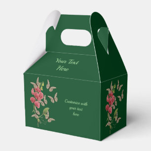 Schmetterlinge und süße Erbsen-Blume Personalisier Geschenkschachtel