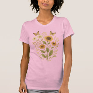 Schmetterlinge und T - Shirt für die Frauen