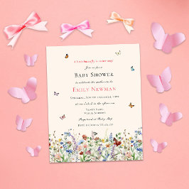 Schmetterlinge und Wildblumen Haushalt Kinderdusch