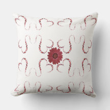 Schmetterlinge Verbundene Herz-Rote Blume, Rosa, S