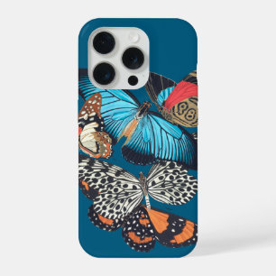 Schmetterlinge Vintage iPhone 15 Pro Hülle