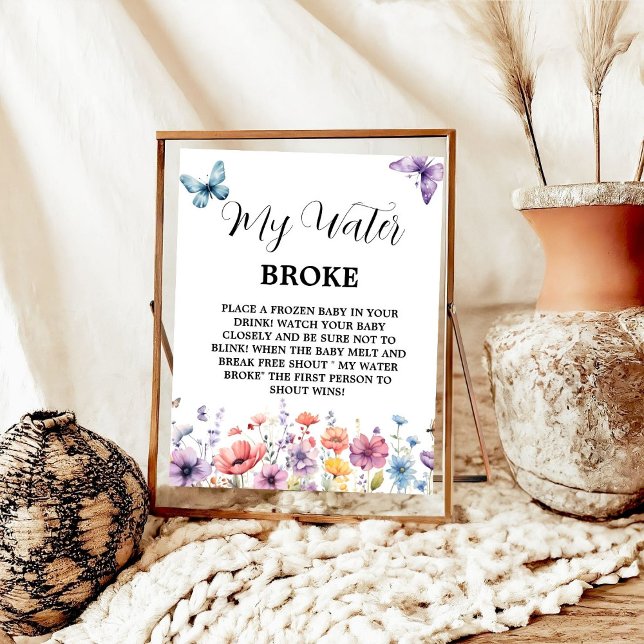 Schmetterlinge Wasser kaputt Baby Duwer Game Schil Poster (Von Creator hochgeladen)