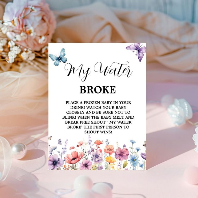 Schmetterlinge Wasser kaputt Baby Duwer Game Schil Sockelschild (Von Creator hochgeladen)