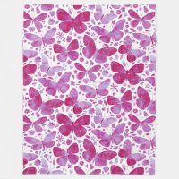 Schmetterlinge Wasserfarbe Magenta Rosa