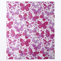 Schmetterlinge Wasserfarben-Muster rosa