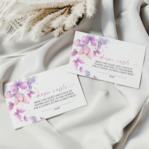 Schmetterlinge Windeln Begleitkarte