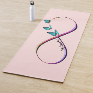 Schmetterlinge Yogamatte