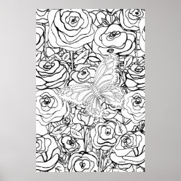 Schmetterlings-Alchemie Poster