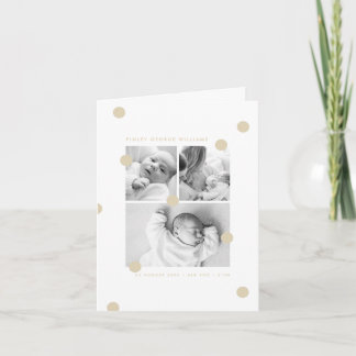 Schmetterlings-Babyposter zur Geburtsanzeige mit F Ankündigung