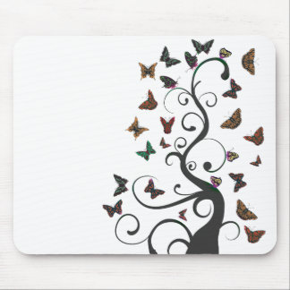 Schmetterlings-Baum Mousepad