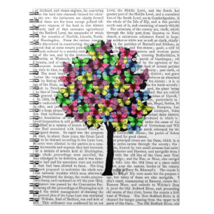 Schmetterlings-Baum Notizblock