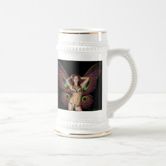 Schmetterlings-Bier Stein Barbaras Mackowiak Bierglas