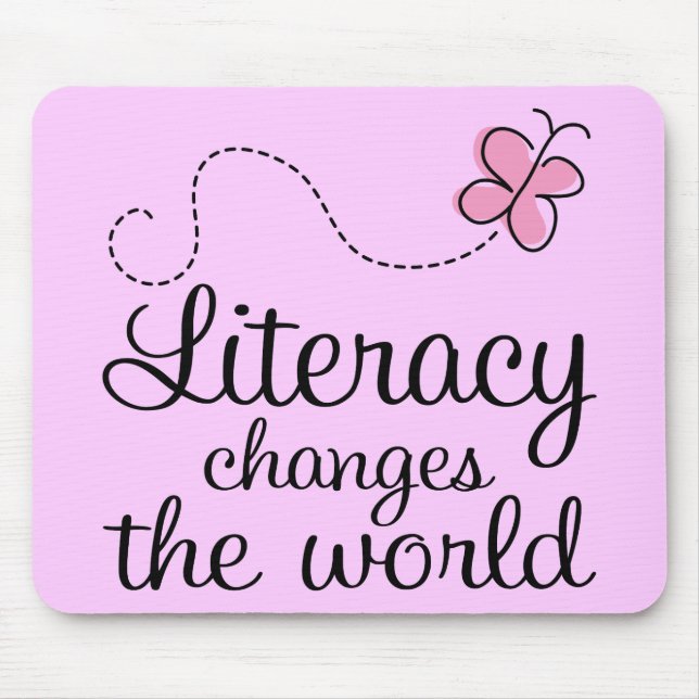 Schmetterlings-Bildung ändert das Weltgeschenk Mousepad (Vorne)