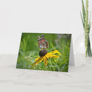 Schmetterlings-Blume Notecard Karte