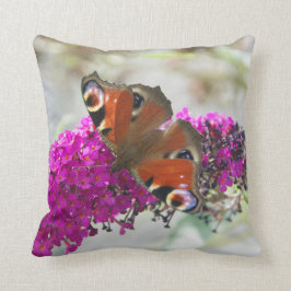 Schmetterlings-Blumen Kissen