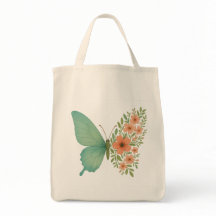 Schmetterlings-Botanik-Tasche