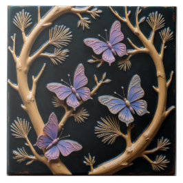 Schmetterlings-Cotillion Fliese