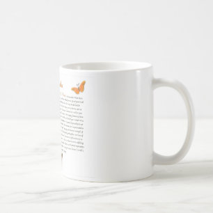 Schmetterlings-Desiderata-Kaffee Mug=Daily Kaffeetasse